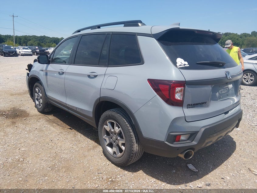 Vin: 5fnyf8h6xnb003117, lot: 46109278, honda passport awd trailsport 20223