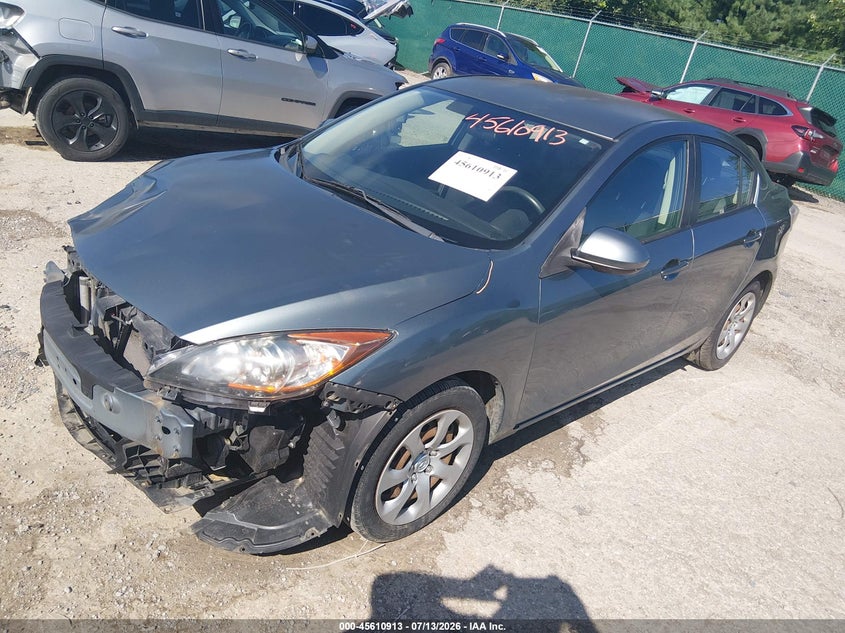 Vin: jm1bl1u78d1703830, lot: 46109363, mazda mazda3 i sport 20132