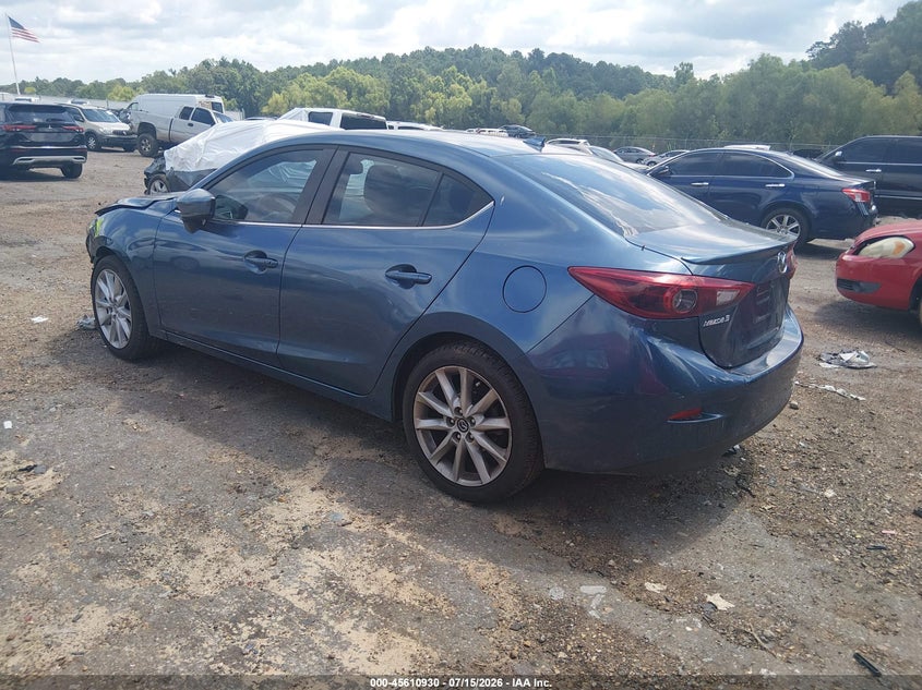 Vin: jm1bn1w30h1143120, lot: 46109380, mazda mazda3 grand touring 20173