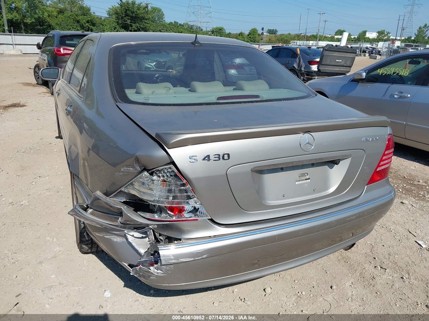 2003 Mercedes-Benz S 430 VIN: WDBNG70J83A347527 Lot: 45610952
