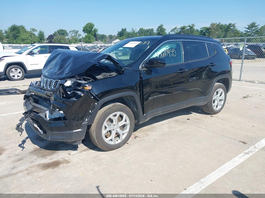Vin: 3c4njdbn4rt155945, lot: 46109405, jeep compass latitude 4x4 20242