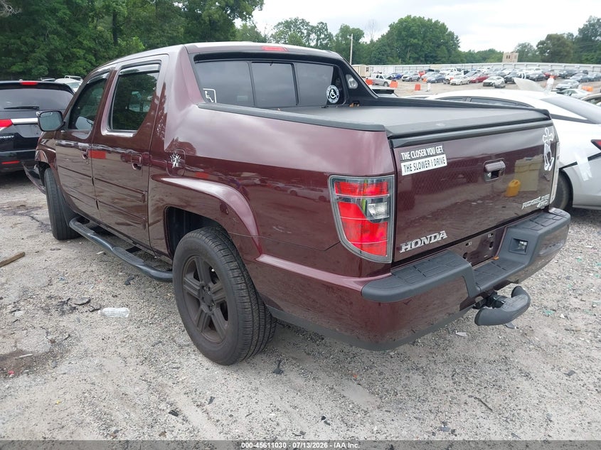 Vin: 5fpyk1f55eb001229, lot: 46109480, honda ridgeline rtl 20143