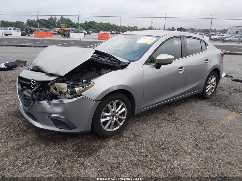 Vin: jm1bm1u77g1335867, lot: 46109496, mazda mazda3 i sport 20162