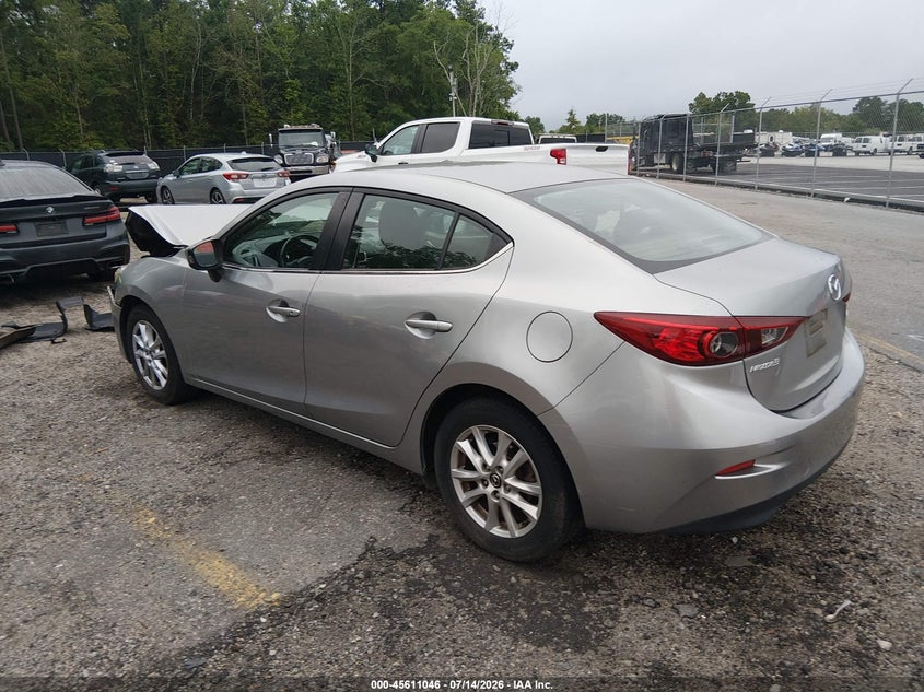 Vin: jm1bm1u77g1335867, lot: 46109496, mazda mazda3 i sport 20163