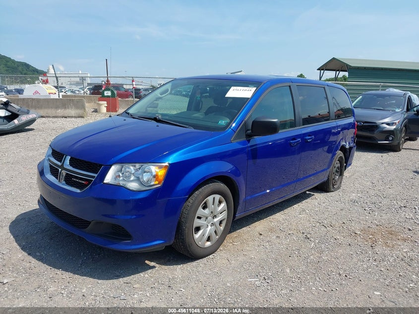 Vin: 2c4rdgbgxjr259472, lot: 46109498, dodge grand caravan se 20182