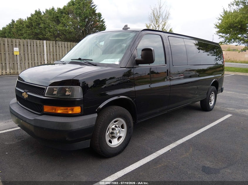2020 Chevrolet Express Passenger Rwd 3500 Extended Wheelbase Ls 1GAZGNFP1L1235759 photo 1