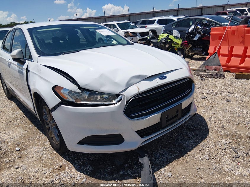 2016 Ford Fusion S VIN: 3FA6P0G79GR389200 Lot: 45611098