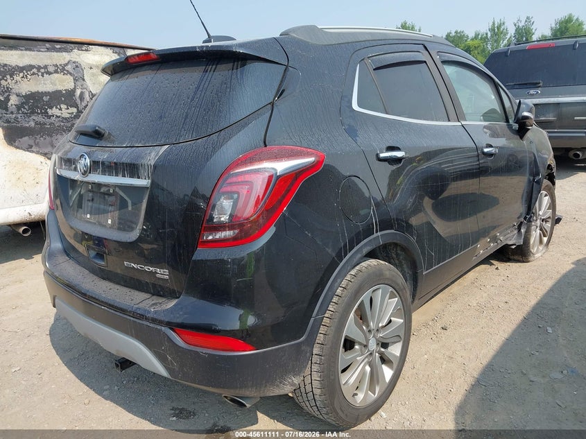 Vin: kl4cjesb1kb766102, lot: 46109561, buick encore awd preferred 20194
