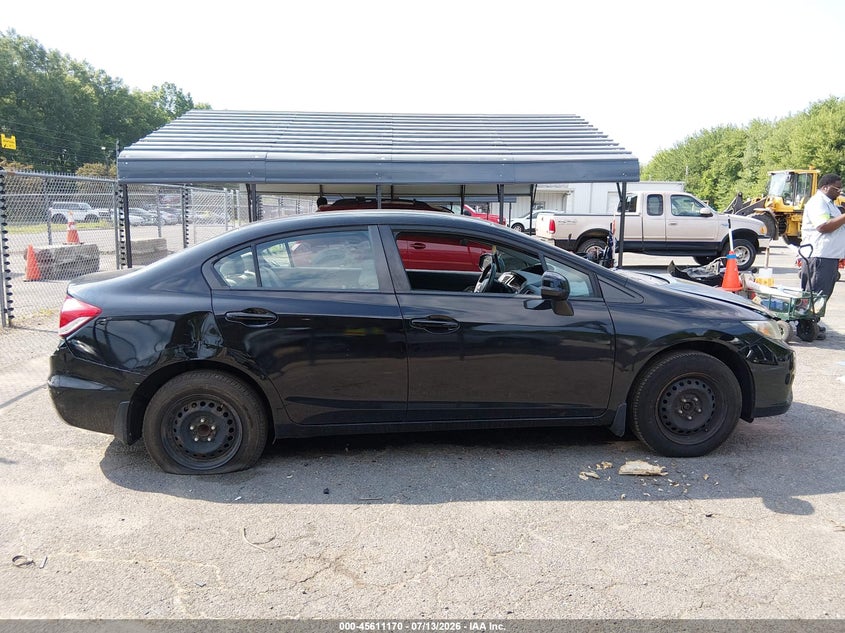 2013 HONDA CIVIC SEDAN 1.8L I-4 VVT, 140HP