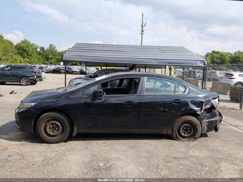 2013 HONDA CIVIC SEDAN 1.8L I-4 VVT, 140HP
