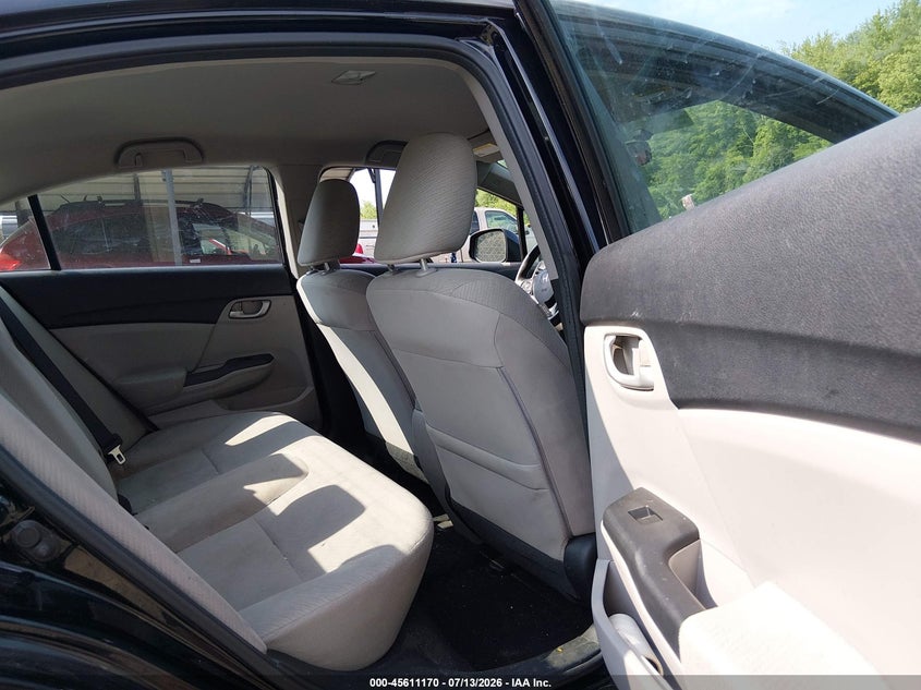 2013 HONDA CIVIC SEDAN 1.8L I-4 VVT, 140HP