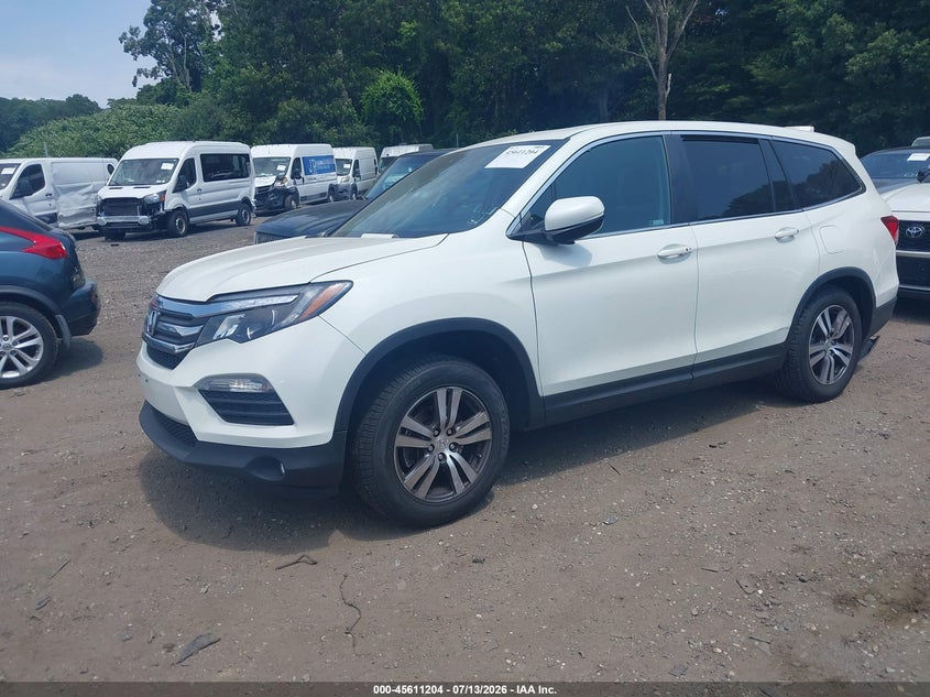 Vin: 5fnyf6h72jb063318, lot: 46109654, honda pilot ex-l 20182