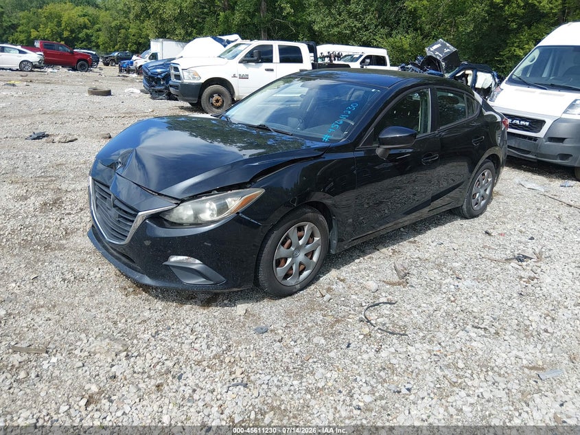 Vin: jm1bm1u76f1249187, lot: 46109680, mazda mazda3 i sport 20152