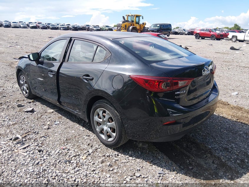 Vin: jm1bm1u76f1249187, lot: 46109680, mazda mazda3 i sport 20153