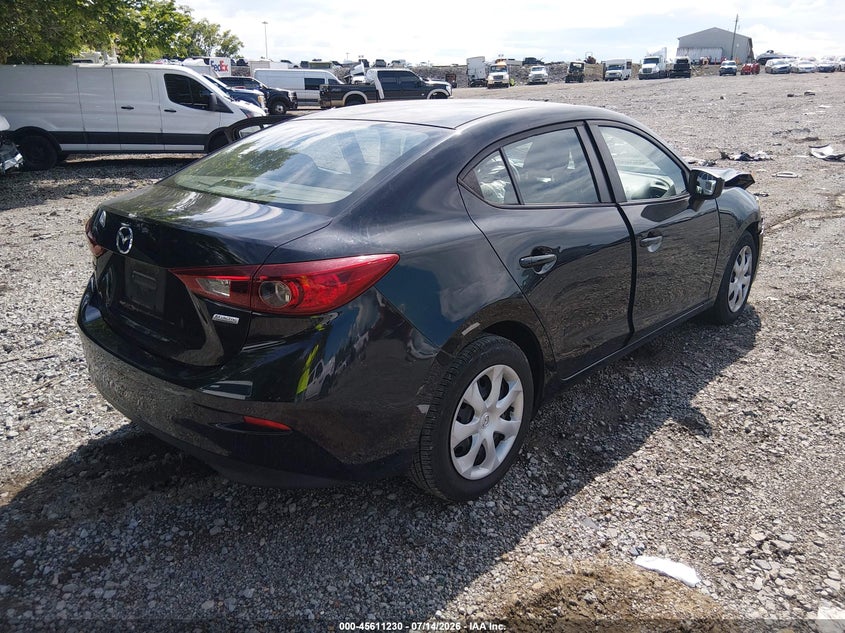 Vin: jm1bm1u76f1249187, lot: 46109680, mazda mazda3 i sport 20154