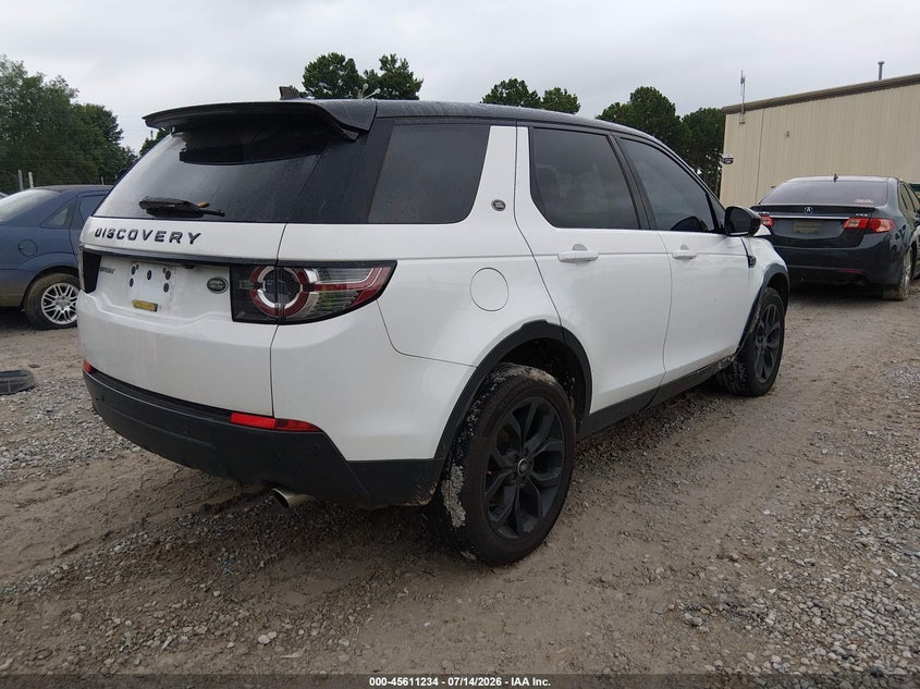 2016 Land Rover Discovery Sport Hse VIN: SALCR2BG0GH598068 Lot: 45611234