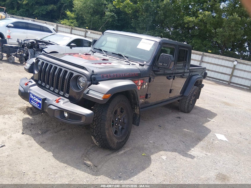 2022 Jeep Gladiator Rubicon 4X4 VIN: 1C6JJTBG3NL110812 Lot: 45611240