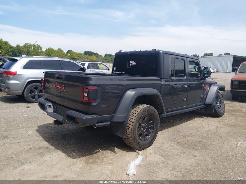2022 Jeep Gladiator Rubicon 4X4 VIN: 1C6JJTBG3NL110812 Lot: 45611240