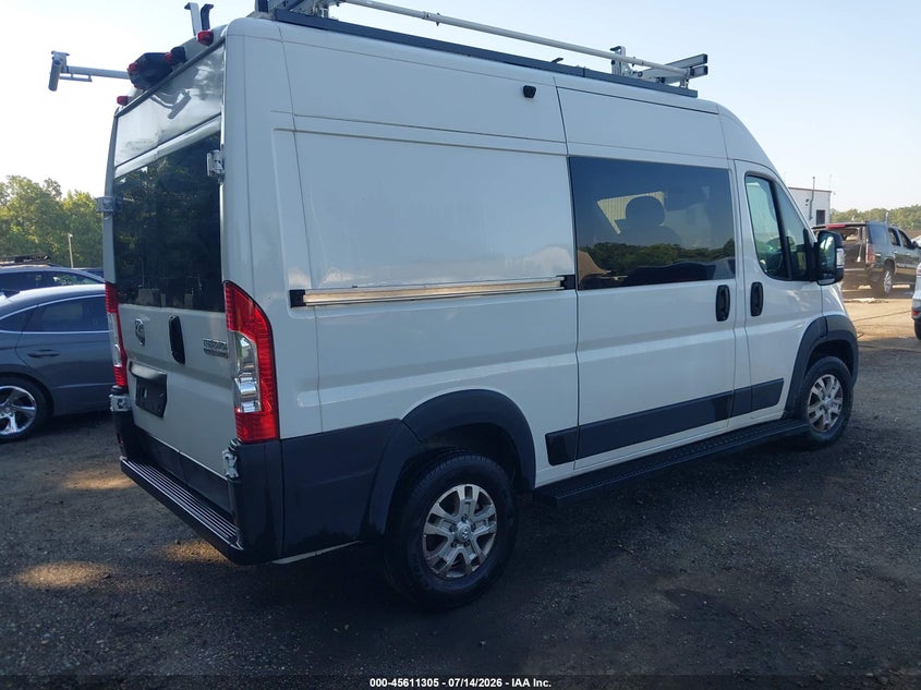 Vin: 3c6lrvbg9se532536, lot: 46109755, ram promaster 1500 slt high roof 136 wb 20254