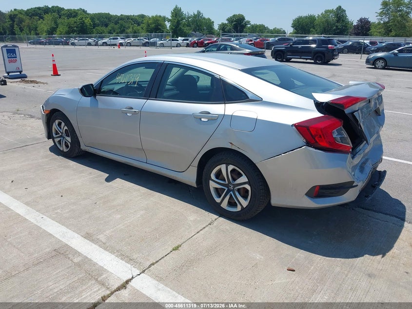 2016 HONDA CIVIC SEDAN 2.0L I-4 DOHC, VVT, 158HP