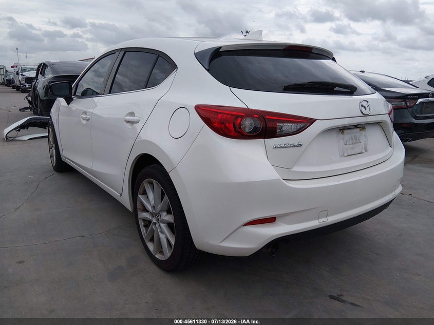 Vin: jm1bn1m33h1115489, lot: 46109780, mazda mazda3 grand touring 20173