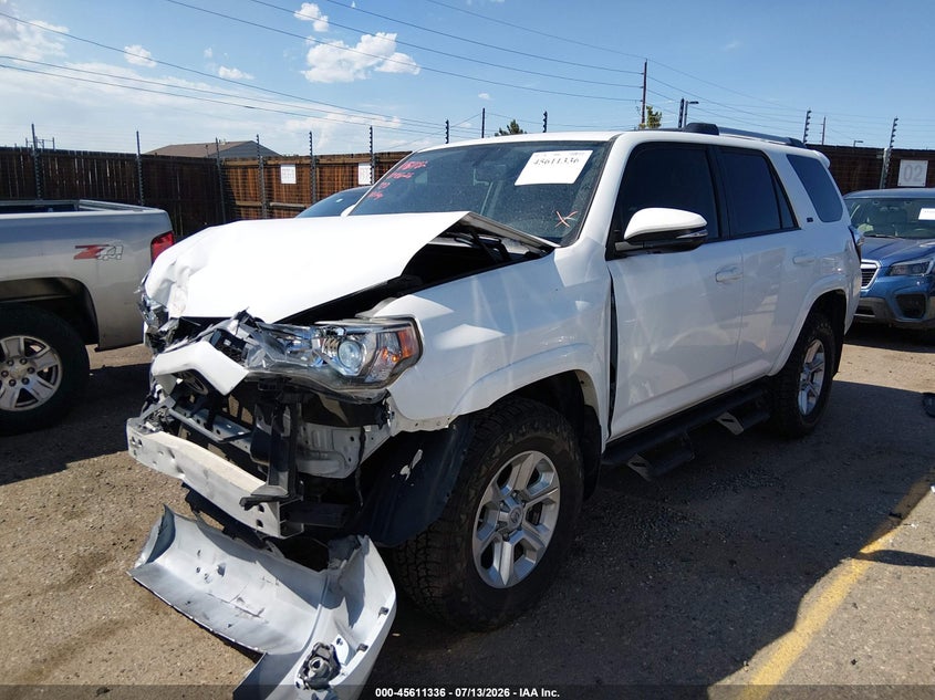 Vin: jtebu5jr5k5703540, lot: 46109786, toyota 4runner sr5 premium 20192