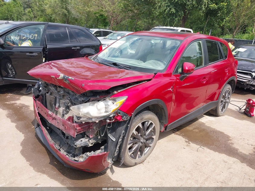 Vin: jm3ke4dy4g0735003, lot: 46109844, mazda cx-5 grand touring 20162