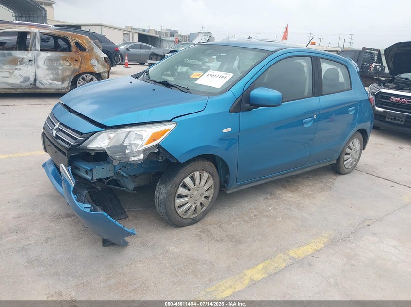 2021 Mitsubishi Mirage Carbonite Edition/Es/Le VIN: ML32AUHJ1MH005857 Lot: 45611404