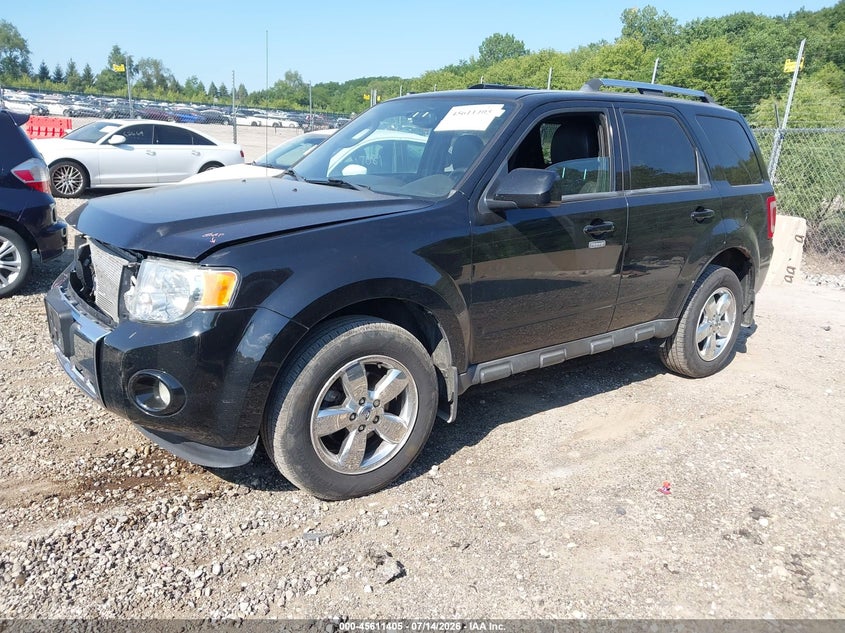Vin: 1fmcu9eg2ckc36617, lot: 46109855, ford escape limited 20122