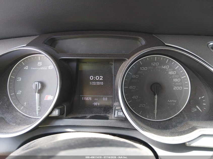 2012 AUDI S5 auction photo 7