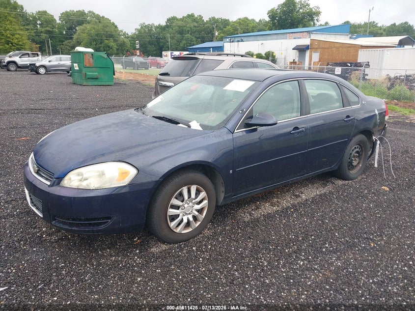 2007 Chevrolet Impala, Rear, IAAI, VIN 2G1WS55R979297738 — photo 2