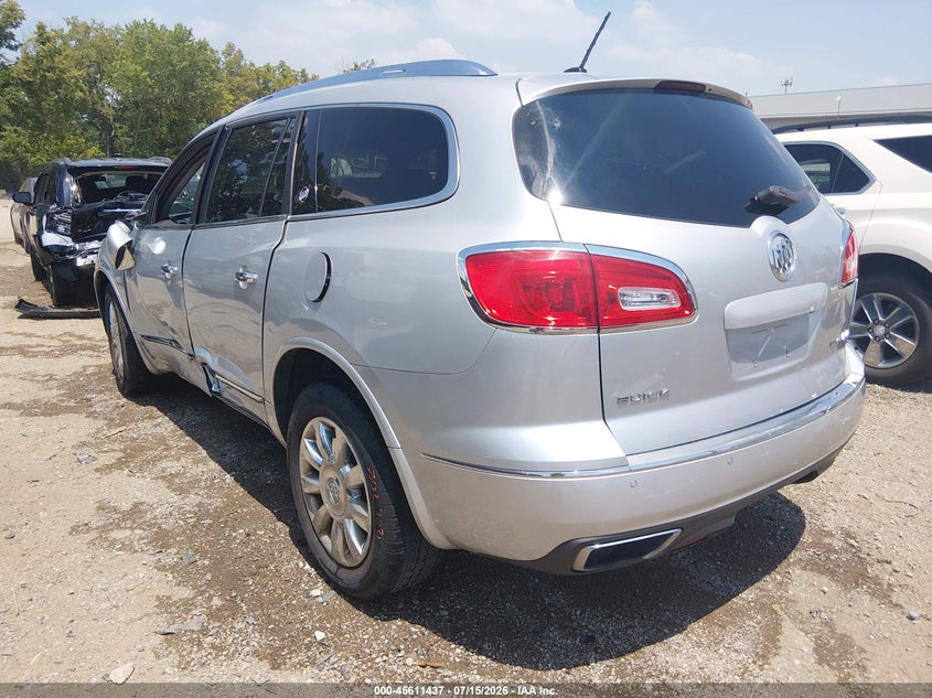 Vin: 5gakrbkd3fj305779, lot: 46109887, buick enclave leather 20153