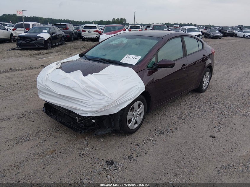 Vin: 3kpfk4a72he053826, lot: 46109905, kia forte lx 20172