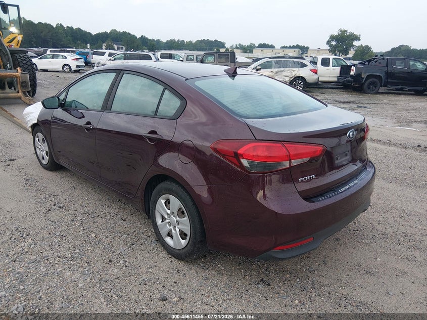 Vin: 3kpfk4a72he053826, lot: 46109905, kia forte lx 20173