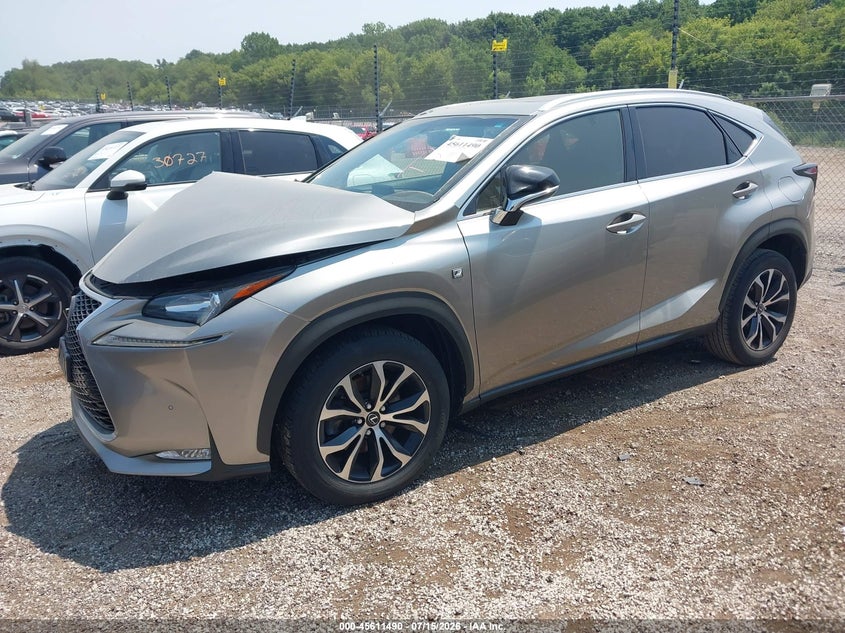 Vin: jtjyarbz6h2059194, lot: 46109940, lexus nx 200t f sport 20172