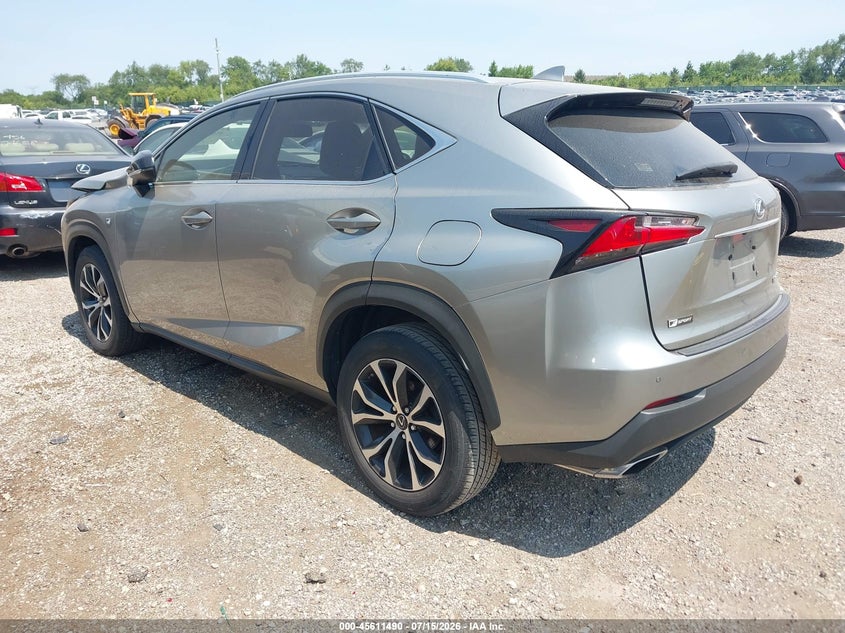 Vin: jtjyarbz6h2059194, lot: 46109940, lexus nx 200t f sport 20173