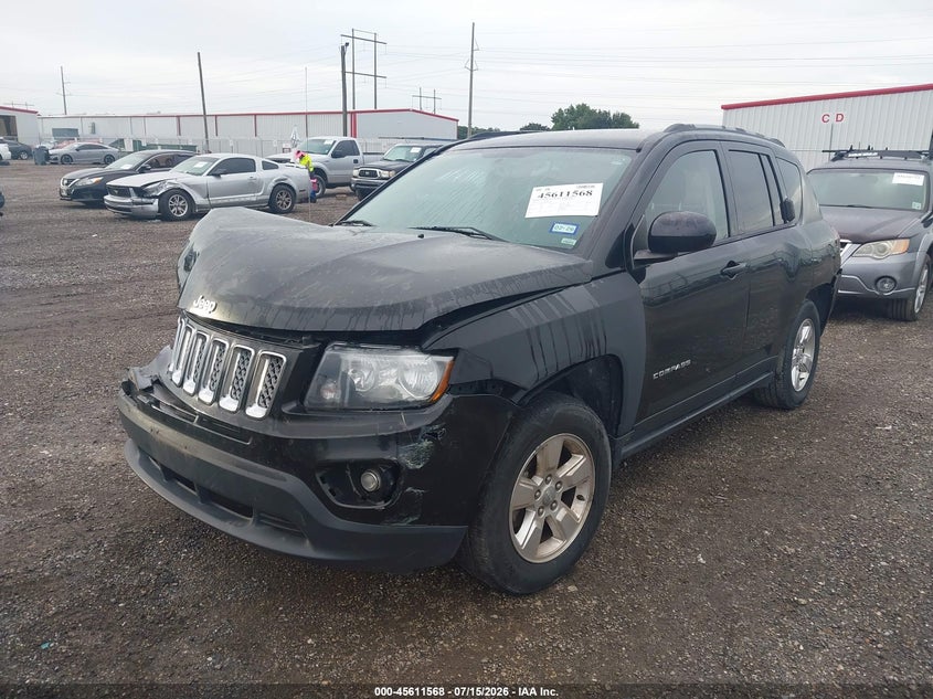 Vin: 1c4njceb1gd664468, lot: 46110018, jeep compass latitude 20162