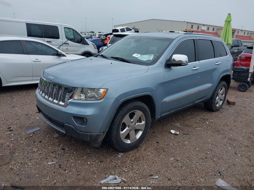 Vin: 1c4rjectxcc227772, lot: 46110037, jeep grand cherokee overland 20122