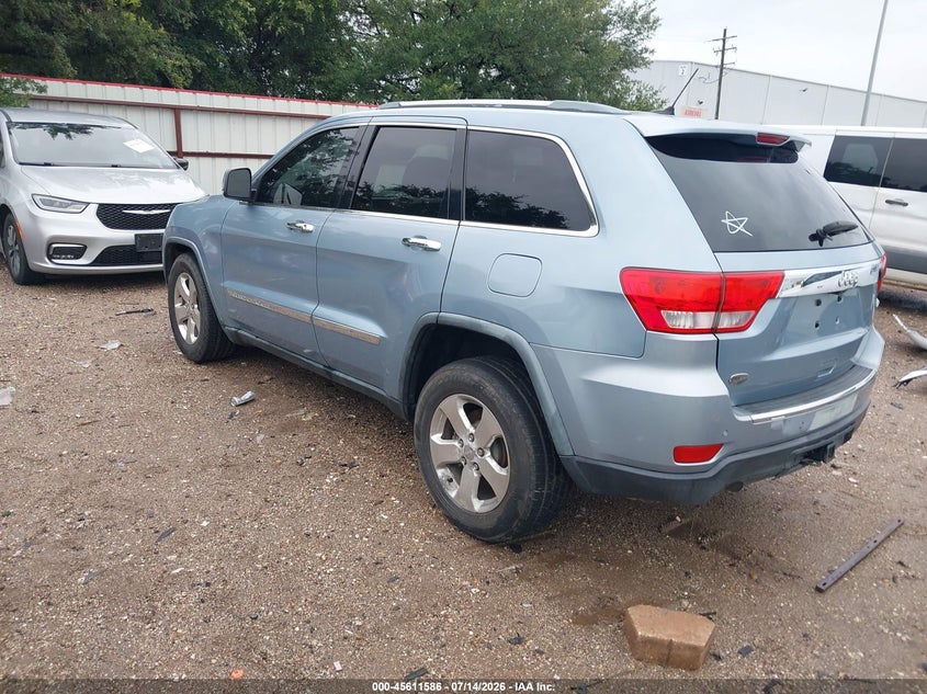 Vin: 1c4rjectxcc227772, lot: 46110037, jeep grand cherokee overland 20123