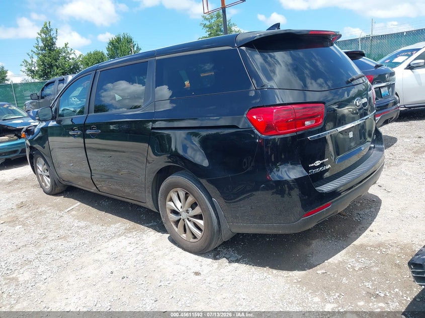 Vin: kndmb5c17l6609584, lot: 46110042, kia sedona lx 20203