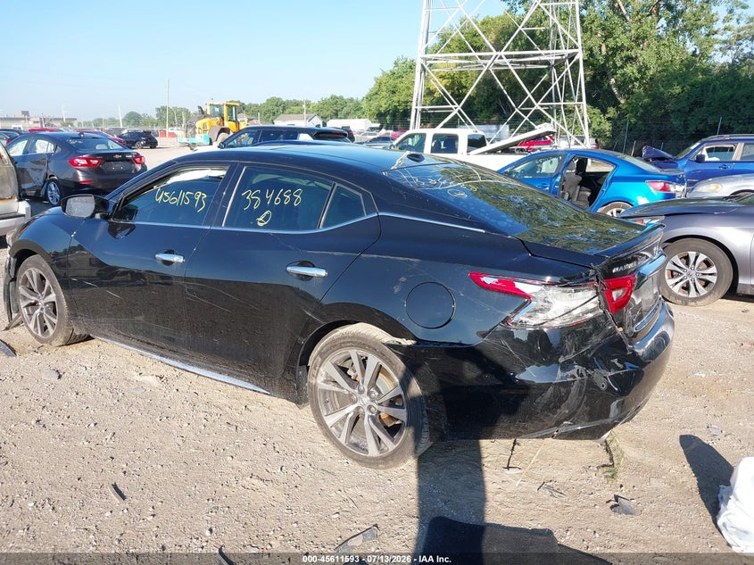 Vin: 1n4aa6ap8hc384688, lot: 46110043, nissan maxima 3.5 sl 20173