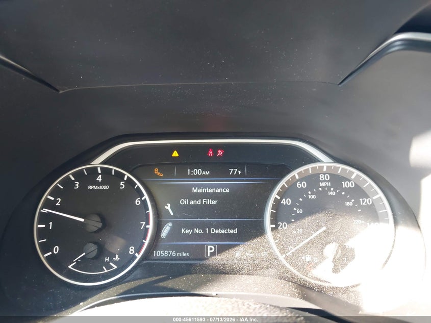 2017 NISSAN MAXIMA auction photo 7
