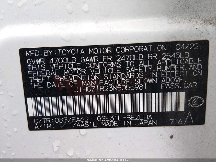 LEXUS IS 350 - zdjęcie 9