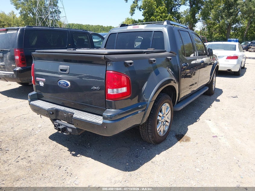 Vin: 1fmeu5d88auf07922, lot: 46110095, ford explorer sport trac limited 20104