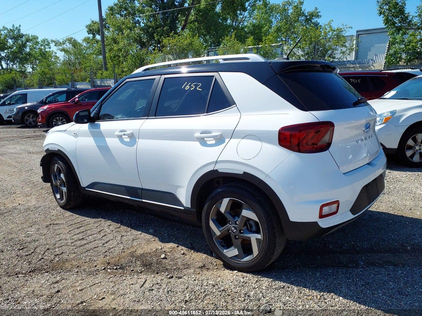 Vin: kmhrc8a34su404142, lot: 46110102, hyundai venue limited 20253