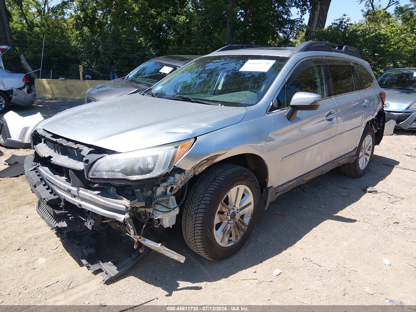 Vin: 4s4bsbhc6g3333773, lot: 46110180, subaru outback 2.5i premium 20162