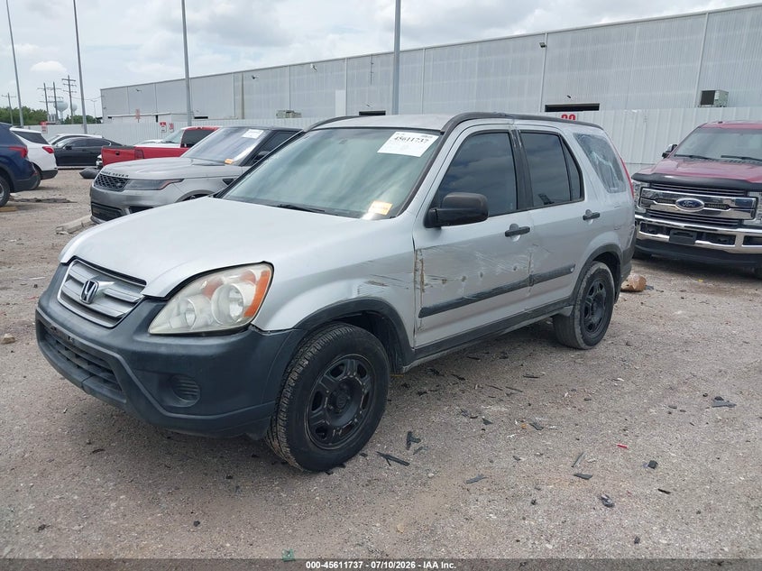 2006 Honda CR-V, Лівий бік, IAAI, VIN JHLRD685X6C001312 — фото 2