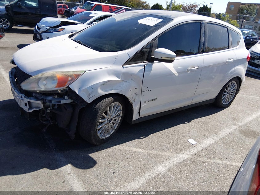 Vin: 1fadp5buxdl522784, lot: 46110287, ford c-max hybrid sel 20132