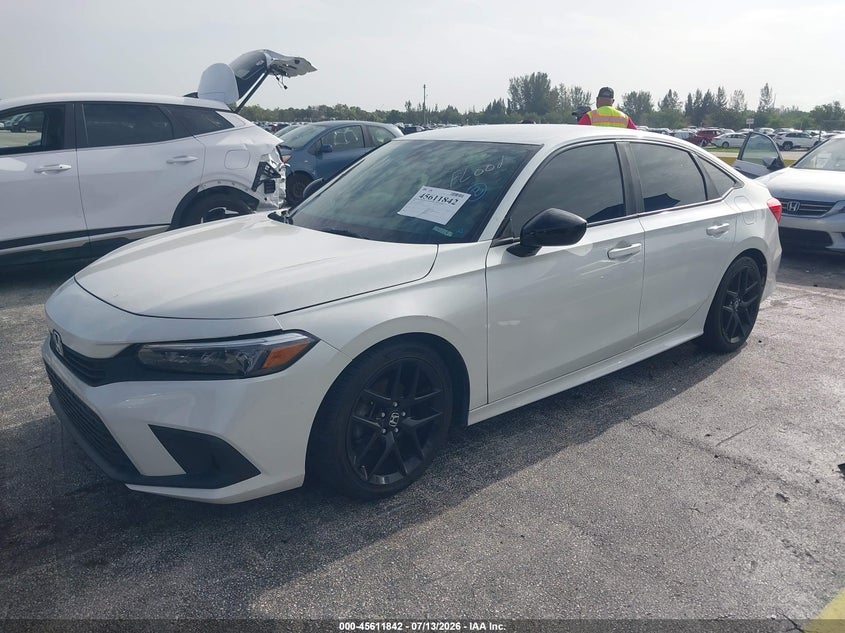 2023 Honda Civic, Flood, IAAI, VIN 2HGFE2F58PH549530 — photo 2