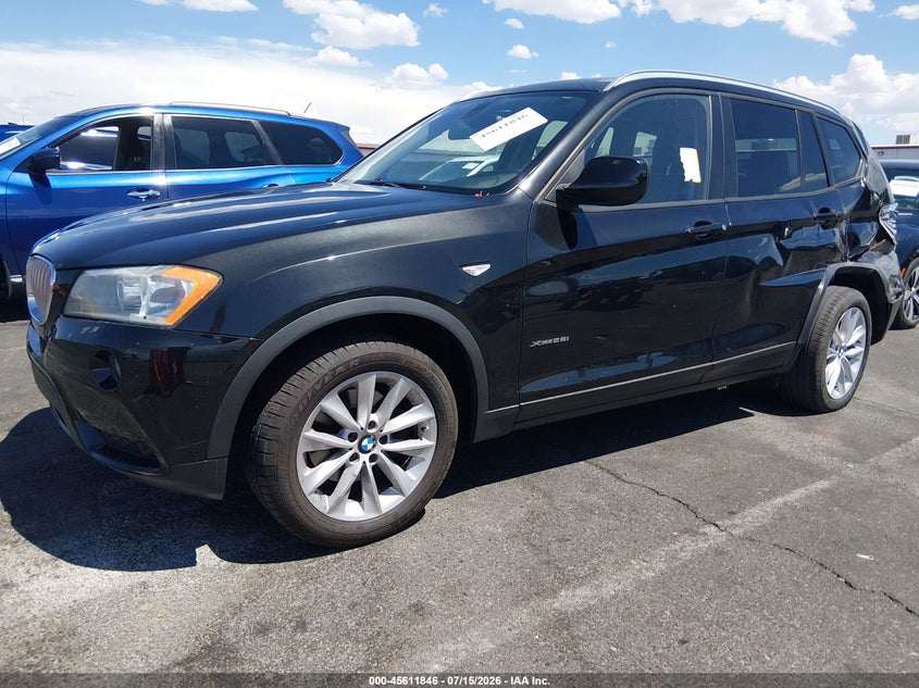 2013 BMW X3, Left Rear, IAAI, VIN 5UXWX9C51D0A08570 — photo 2